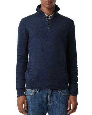 商品Burberry|Connor Seamed Half-Zip Sweater,价格¥2730,第1张图片