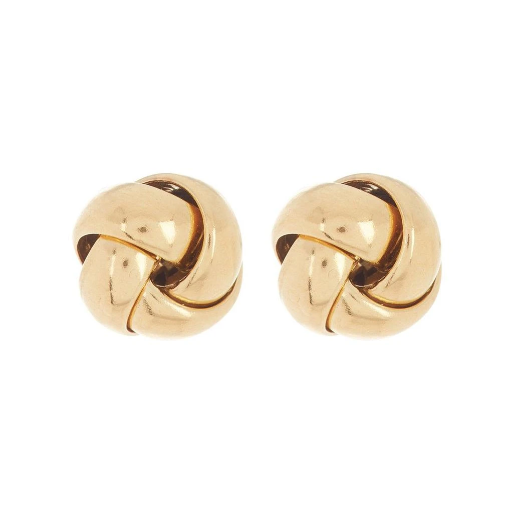 商品ADORNIA|Knot Stud Earrings gold,价格¥392,第1张图片