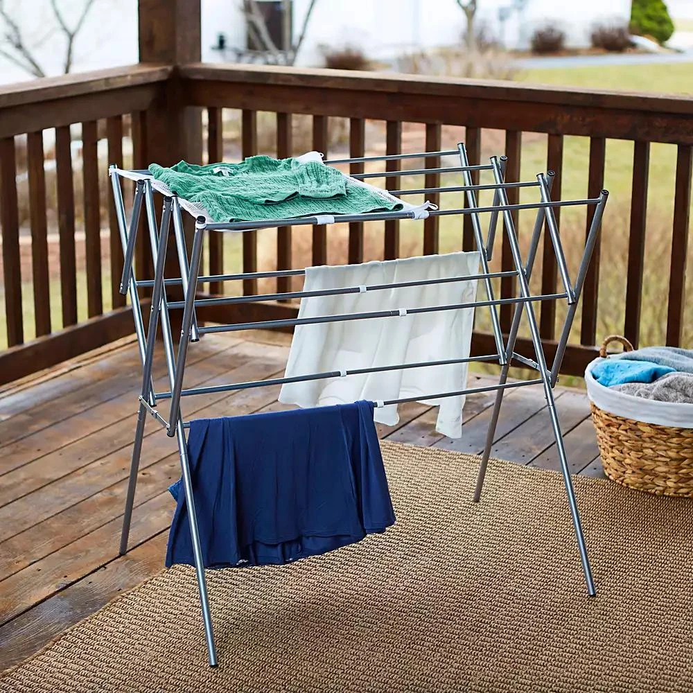 商品Household Essentials|Expandable Clothes Drying Rack,价格¥681,第4张图片详细描述