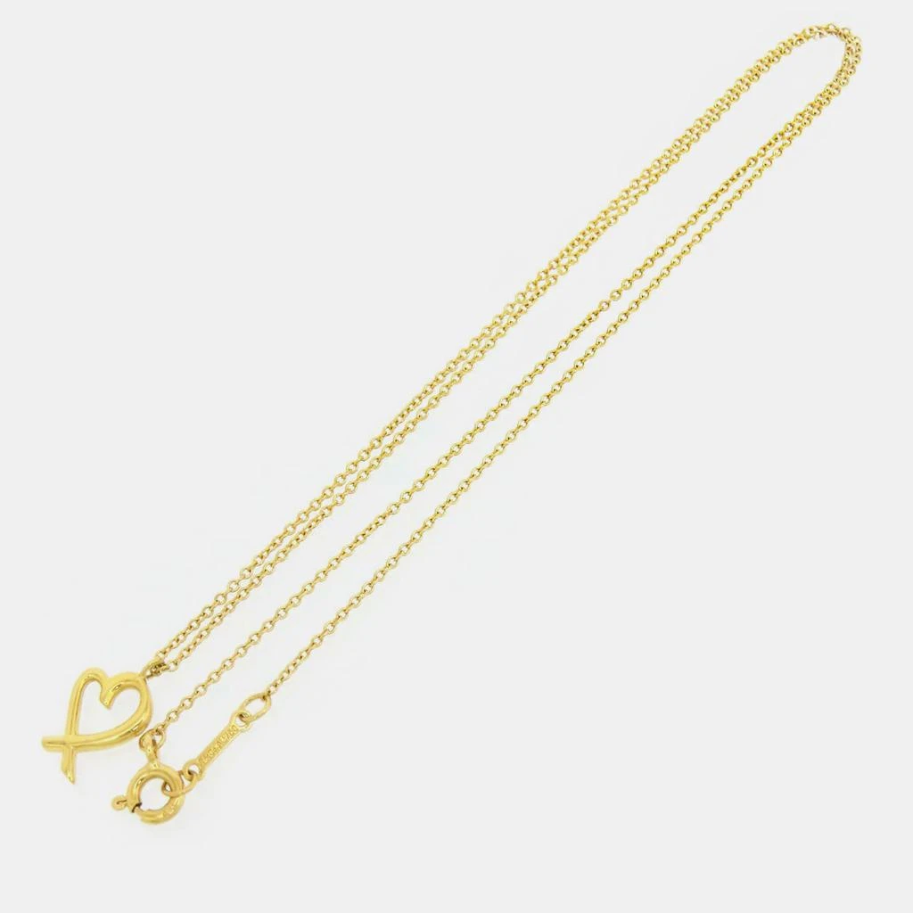 商品[二手商品] Tiffany & Co.|Tiffany & Co Gold Metal 18K Paloma Picasso Loving Heart Necklace,价格¥5925,第3张图片详细描述