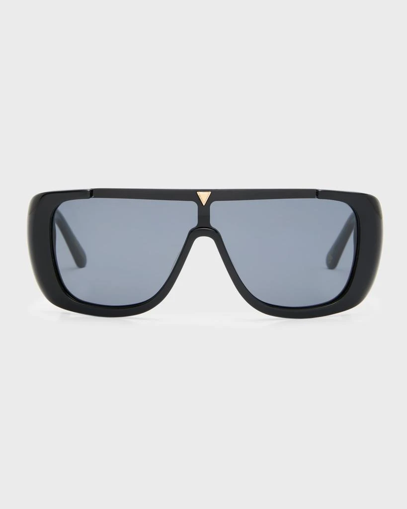 商品KAREN WALKER|Logo Acetate Shield Sunglasses,价格¥1747,第3张图片详细描述