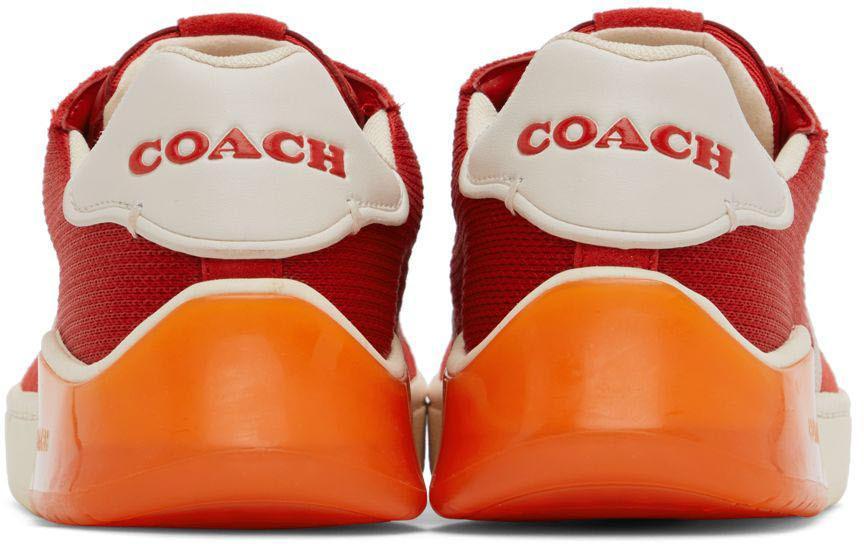 商品Coach|Red Citysole Court Sneakers,价格¥1288,第4张图片详细描述