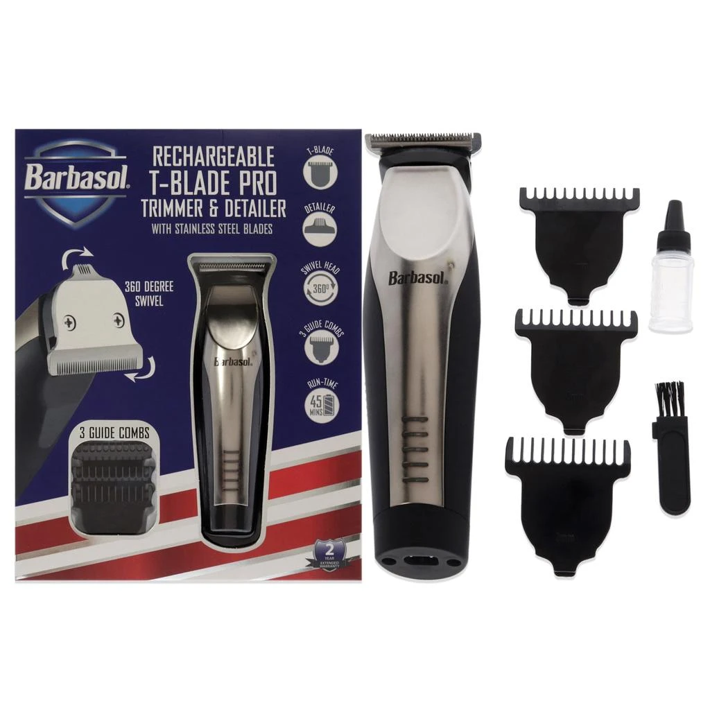 商品Barbasol|Rechargeable T-Blade Pro Trimmer and Detailer by  for Men,价格¥190,第1张图片