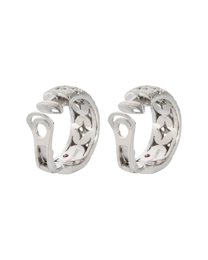 商品[二手商品] Roberto Coin|Roberto Coin Granada Clip On Hoop Earrings in 18k White Gold 3/8 Ctw,价格¥19467,第4张图片详细描述