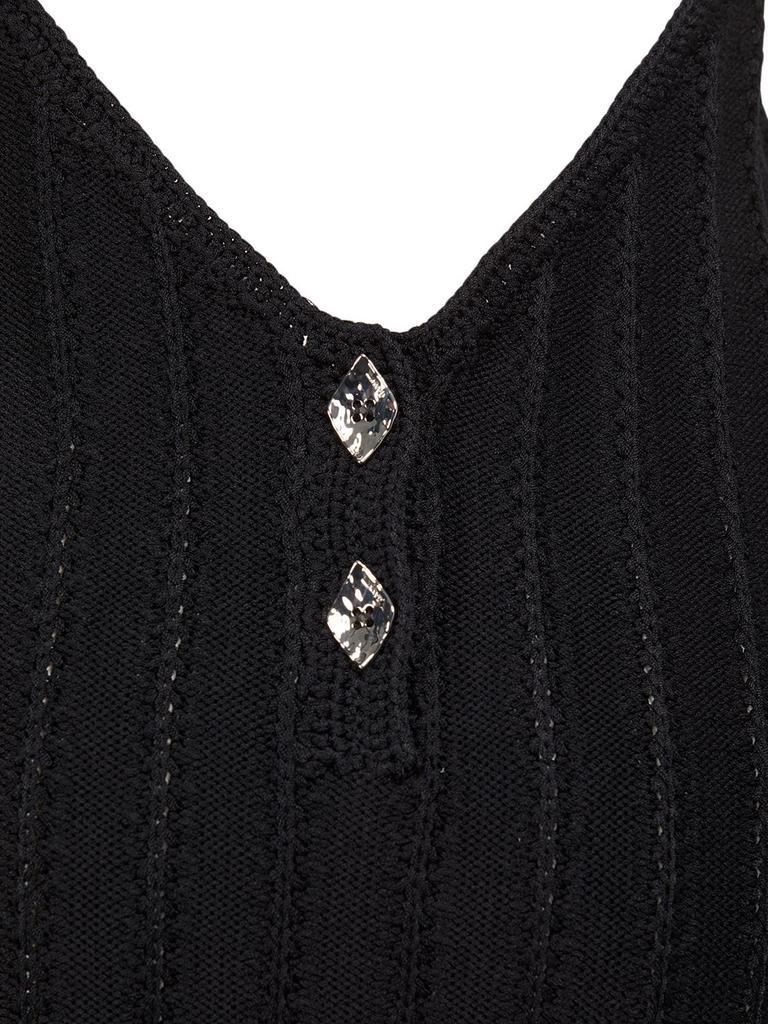 商品Ganni|Open Back Tech Blend Halter Dress,价格¥2405,第7张图片详细描述
