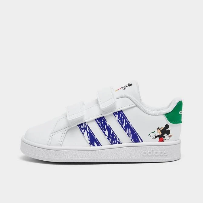 商品Adidas|Kids' Toddler adidas x Disney Mickey Mouse Grand Court Casual Shoes,价格¥335,第1张图片