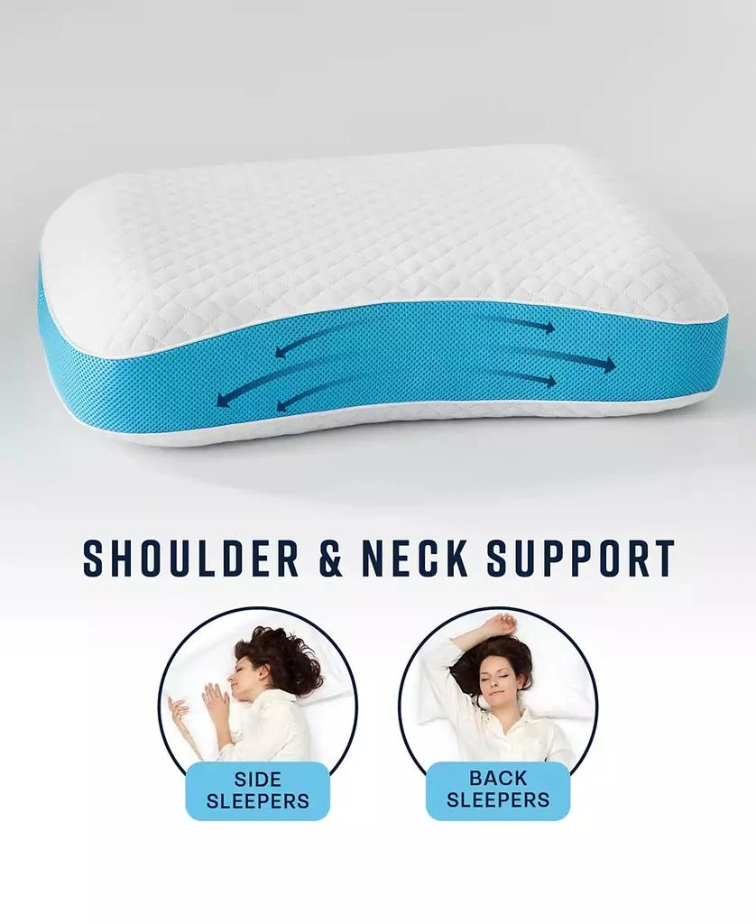 Side and Back Sleeper Gel-Infused Memory Foam Pillow 商品