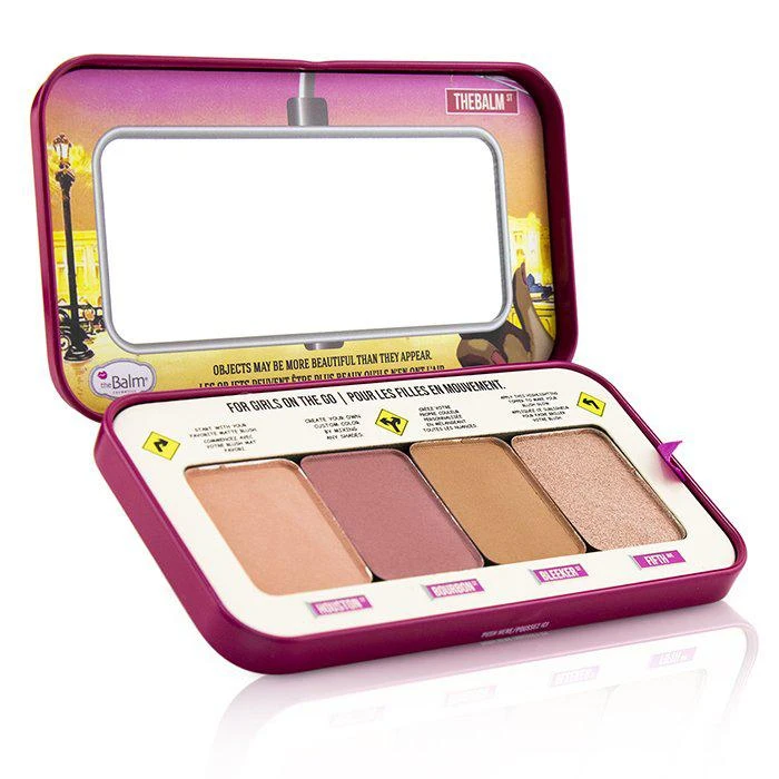 商品theBalm|TheBalm 公路驰骋约会之旅腮红盘 (4x 胭脂) - # Grl Pwdr -Grl Pwdr(8g/0.28oz),价格¥128,第1张图片