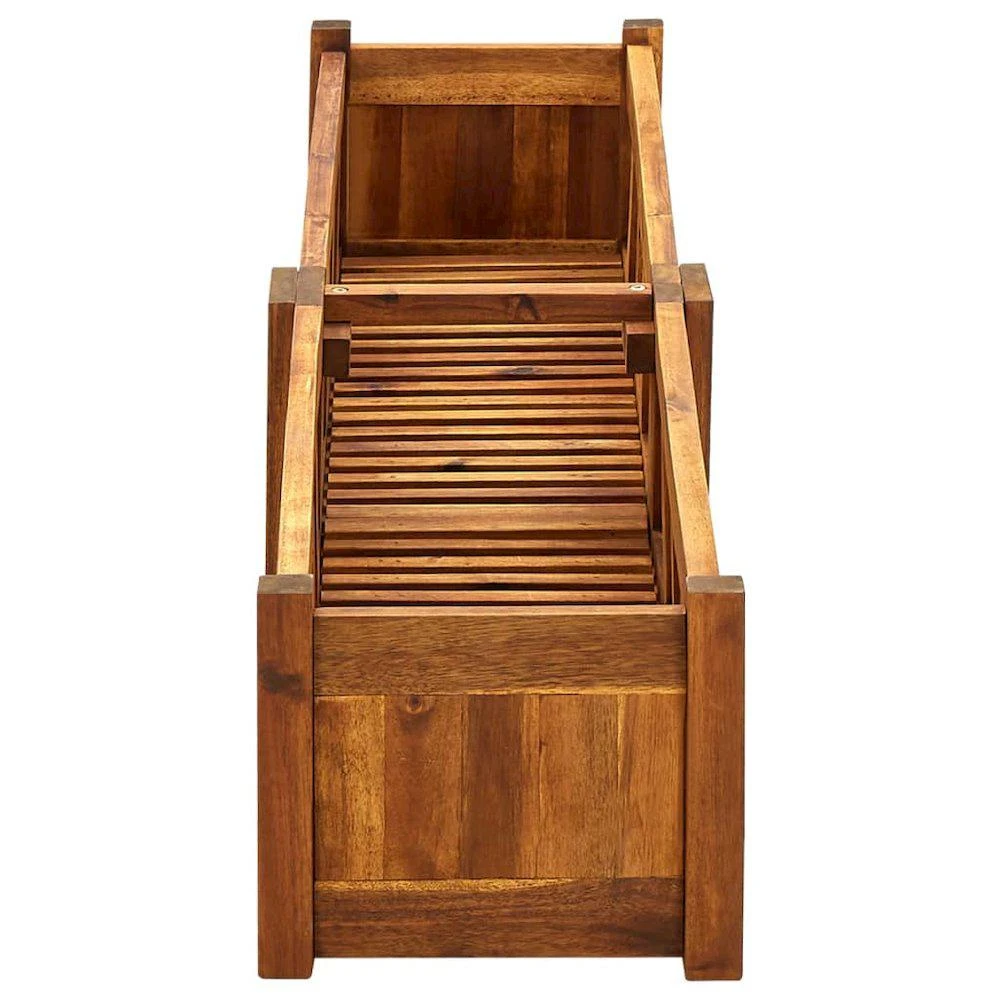 商品VidaXL|Garden Raised Bed Acacia Wood 59"x11.8"x9.8", 42567,价格¥2624,第3张图片详细描述