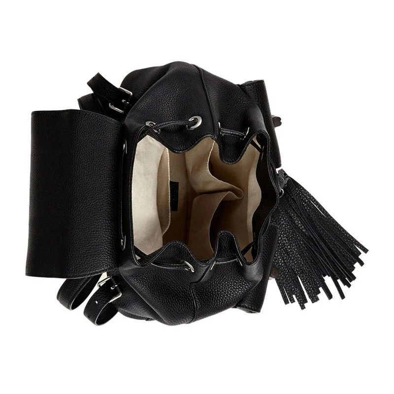 GUCCI 古驰 女士黑色牛皮双肩背包 370833-A7M0N-1000 商品