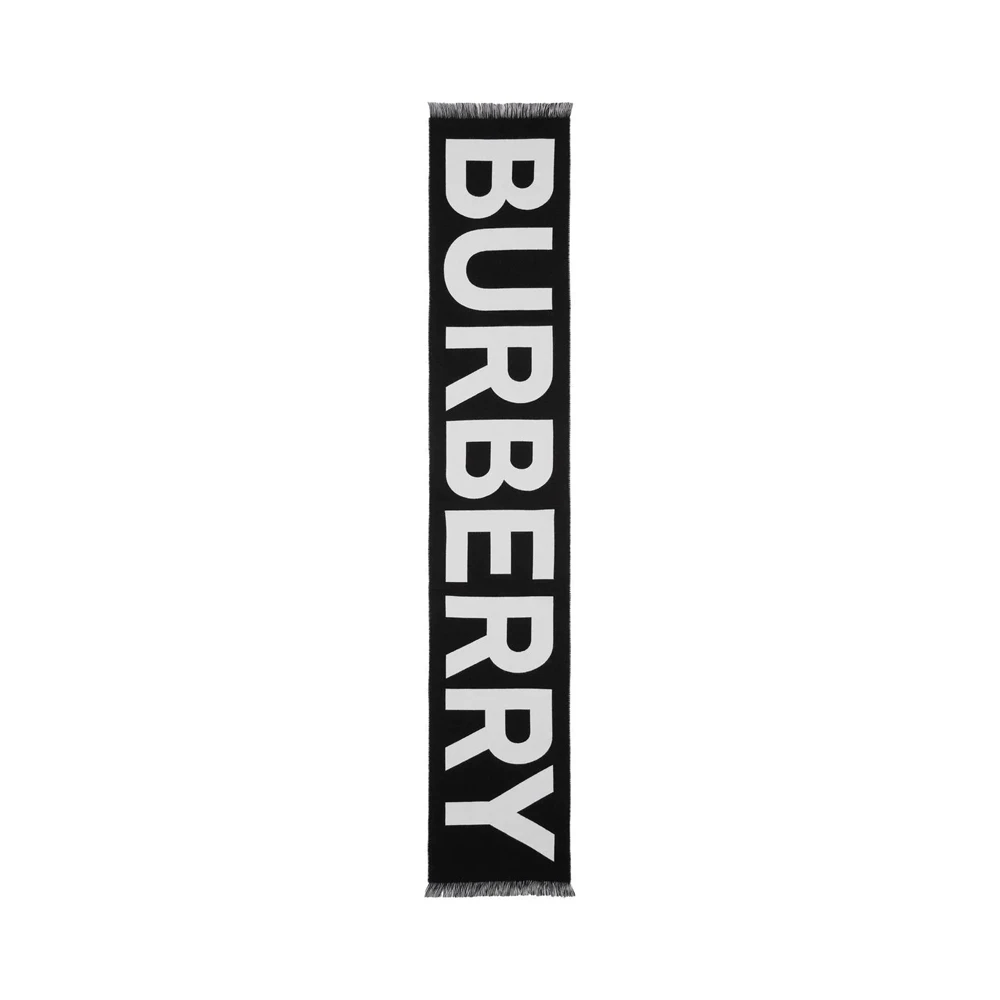 BURBERRY 黑色中性围巾 8054214 商品