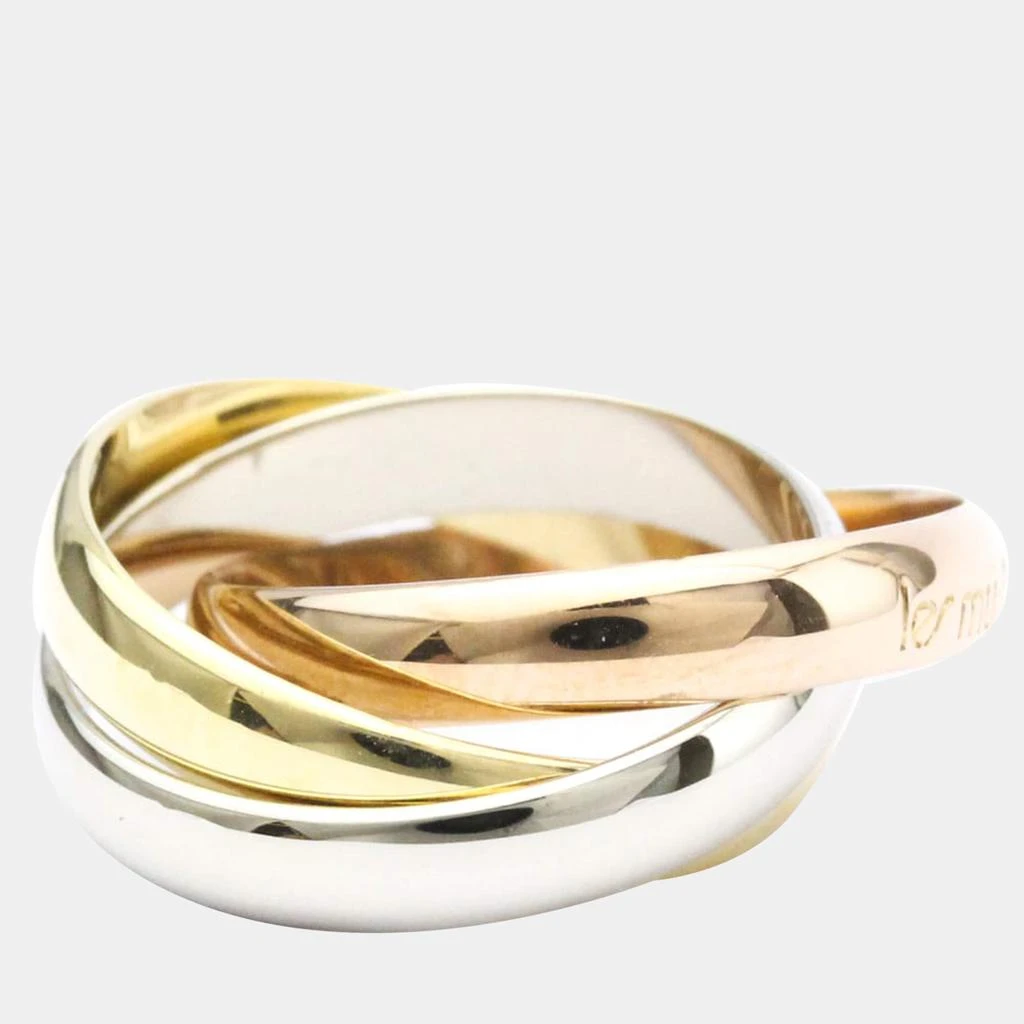 商品[二手商品] Cartier|Cartier Les Must de Cartier 18K Yellow Rose and White Gold Ring EU 50,价格¥5503,第3张图片详细描述