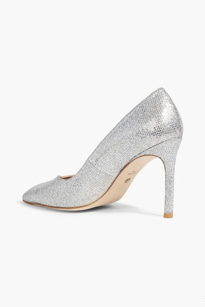 商品Stuart Weitzman|Anny glittered woven pumps,价格¥1120,第3张图片详细描述