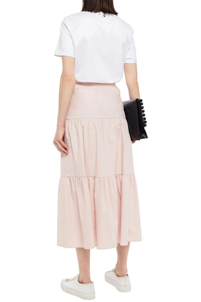 商品RED Valentino|Tiered stretch-cotton poplin midi skirt,价格¥1415,第1张图片