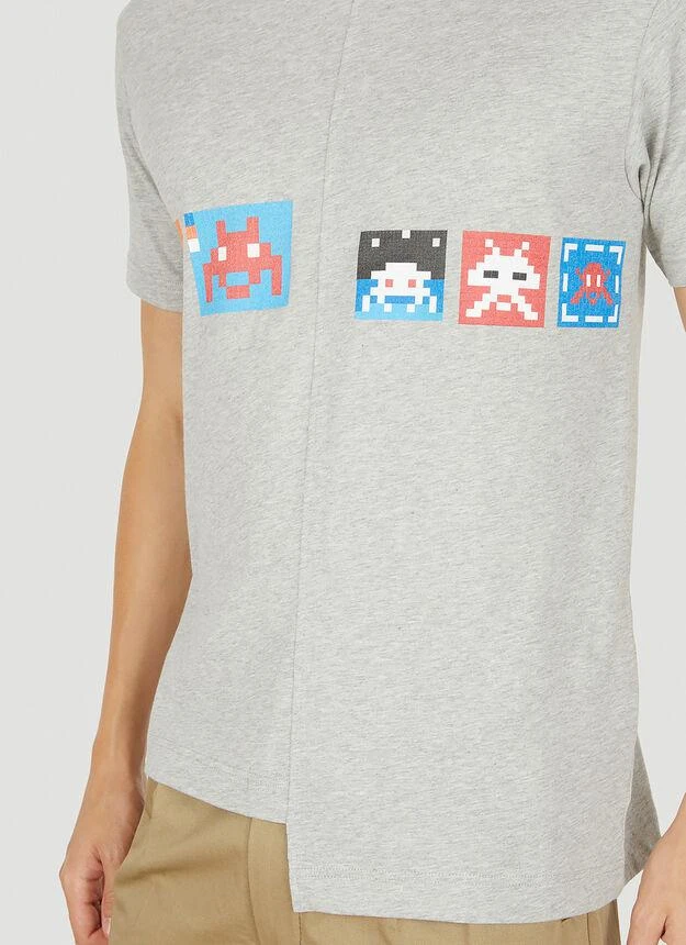 商品Comme des Garcons|Invader T-Shirt in Grey,价格¥501,第5张图片详细描述