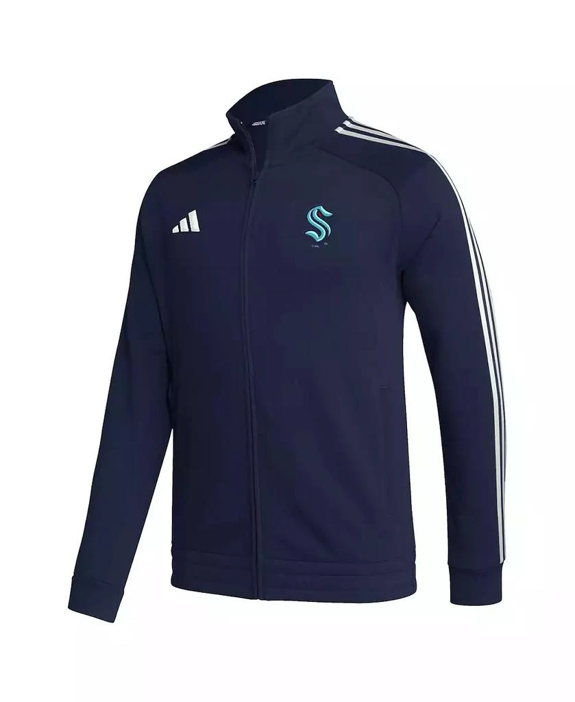 商品Adidas|Men's Deep Sea Blue Seattle Kraken Raglan Full-Zip Track Jacket,价格¥515,第2张图片详细描述