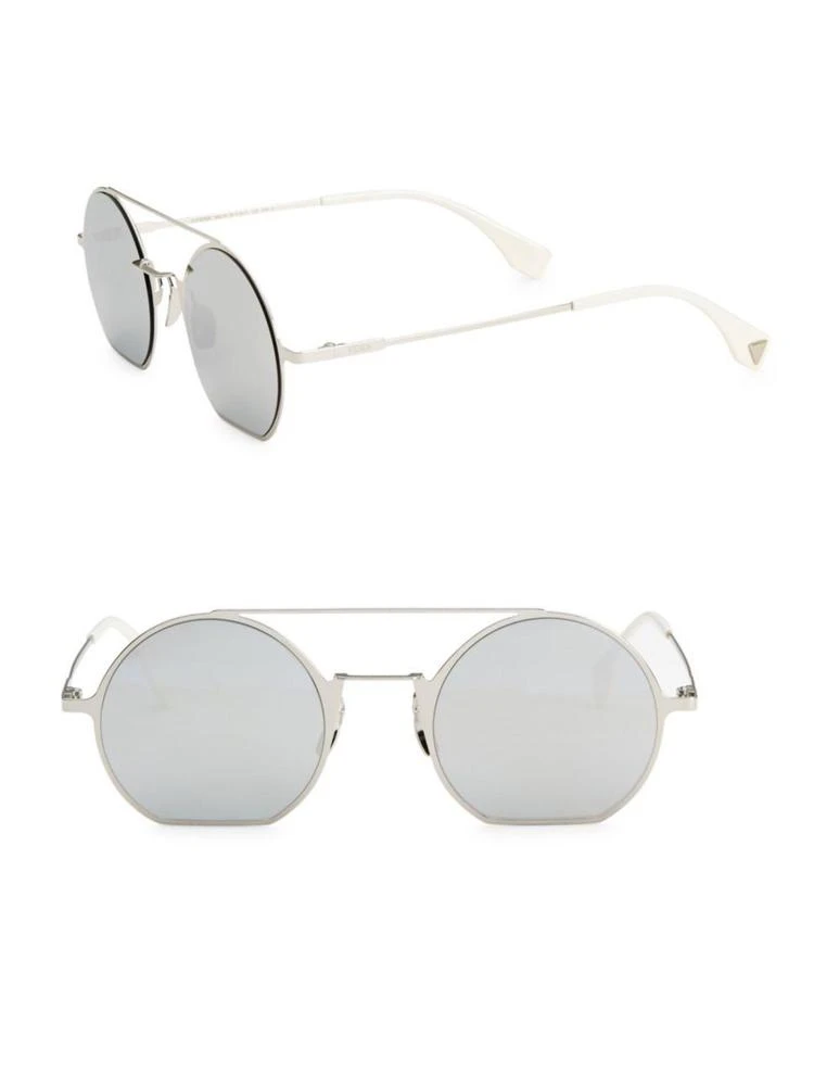 商品Fendi|48MM Flat Round Sunglasses,价格¥3458,第1张图片