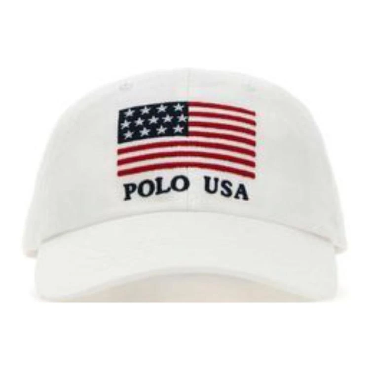 商品[国内直发] Ralph Lauren|拉夫劳伦 纯色休闲 鸭舌帽 男女同款 白色,价格¥700,第4张图片详细描述