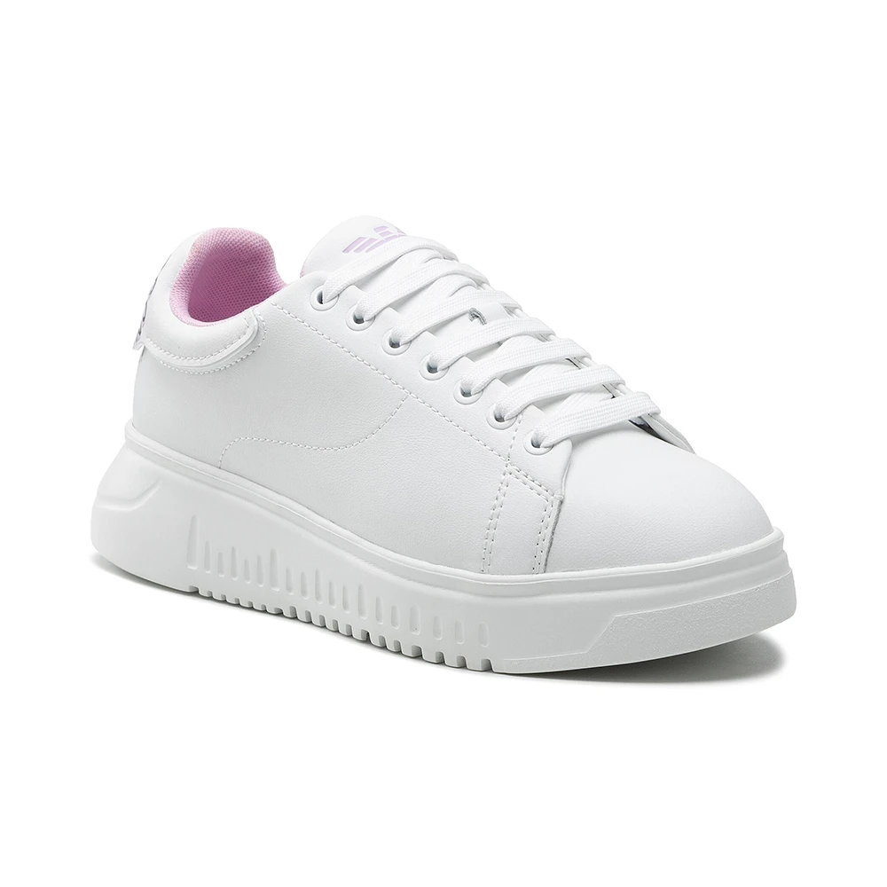 EMPORIO ARMANI 白色女士运动鞋 X3X024-XN316-00001 商品