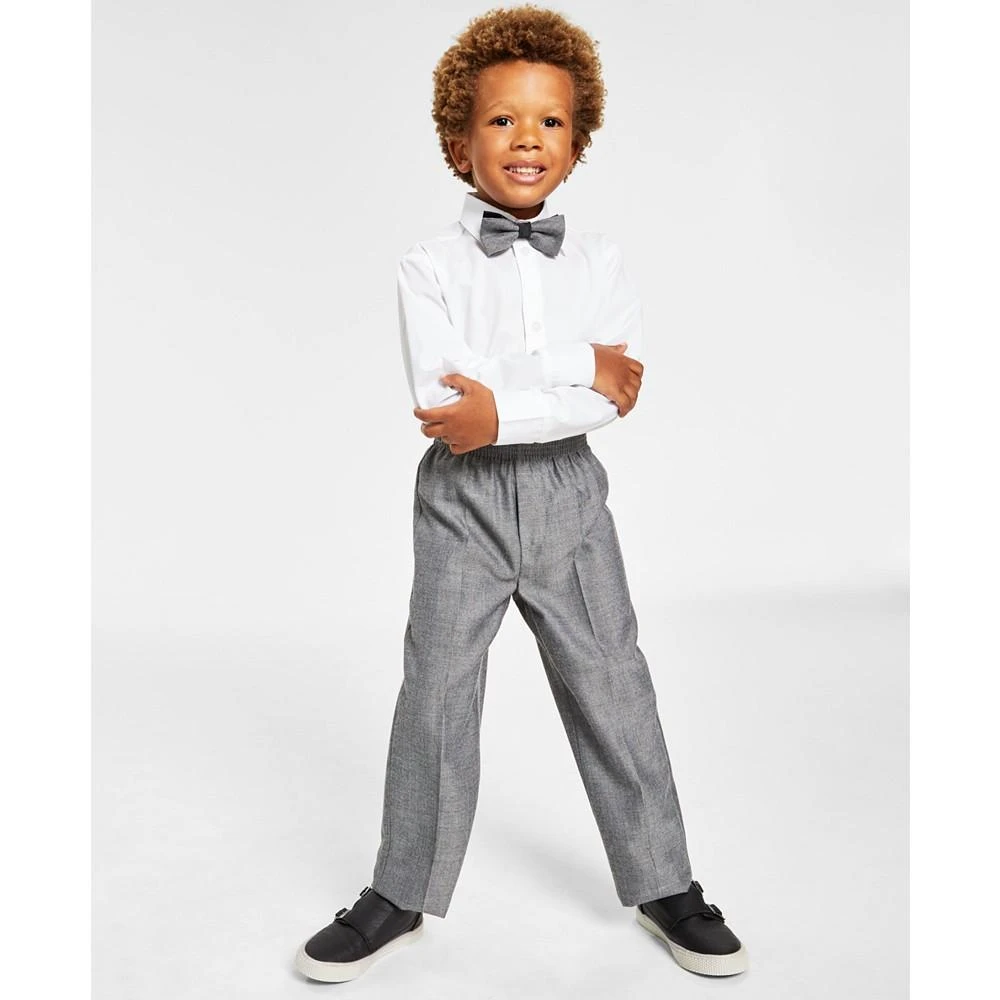 商品Nautica|Little Boys 4-Pc. Velvet Vest, Pants, Shirt & Bowtie Set,价格¥193,第2张图片详细描述