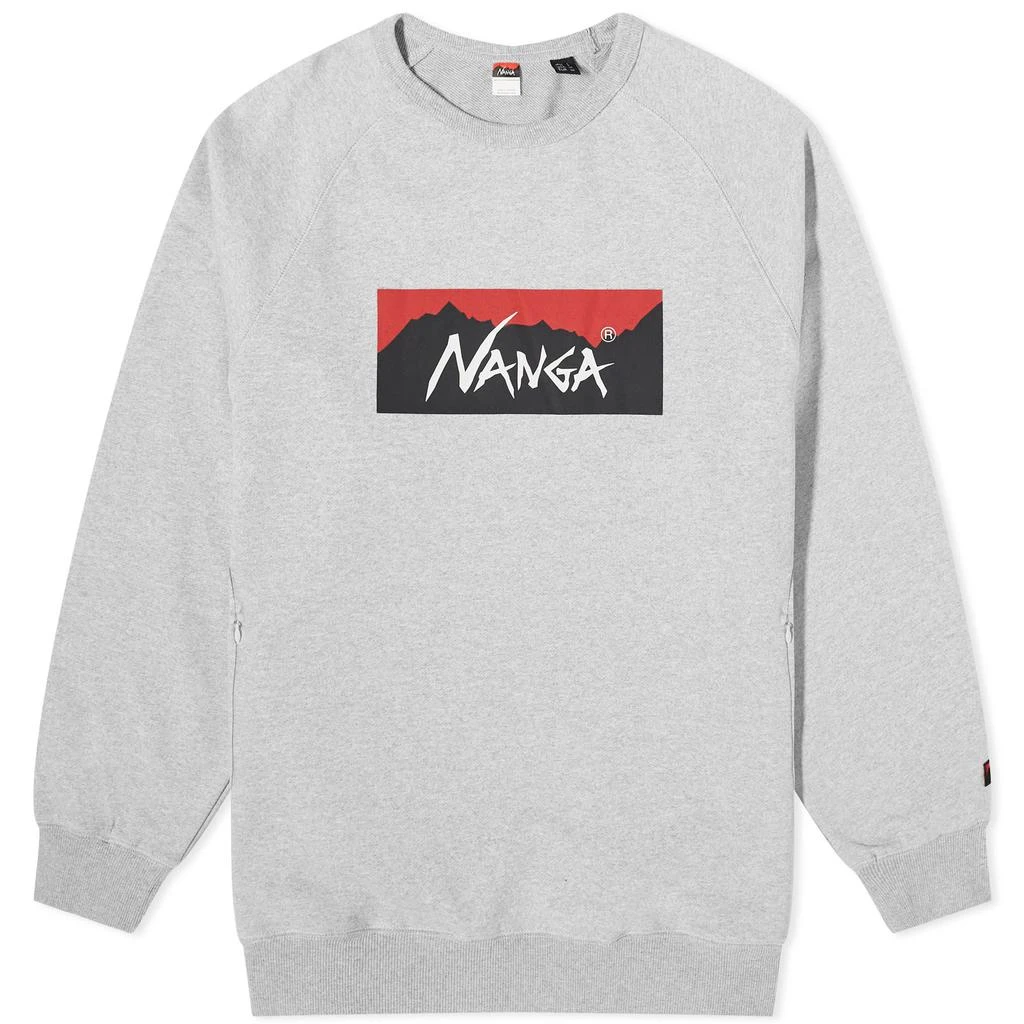 商品NANGA|NANGA Eco Hybrid Box Logo Sweat,价格¥544,第1张图片