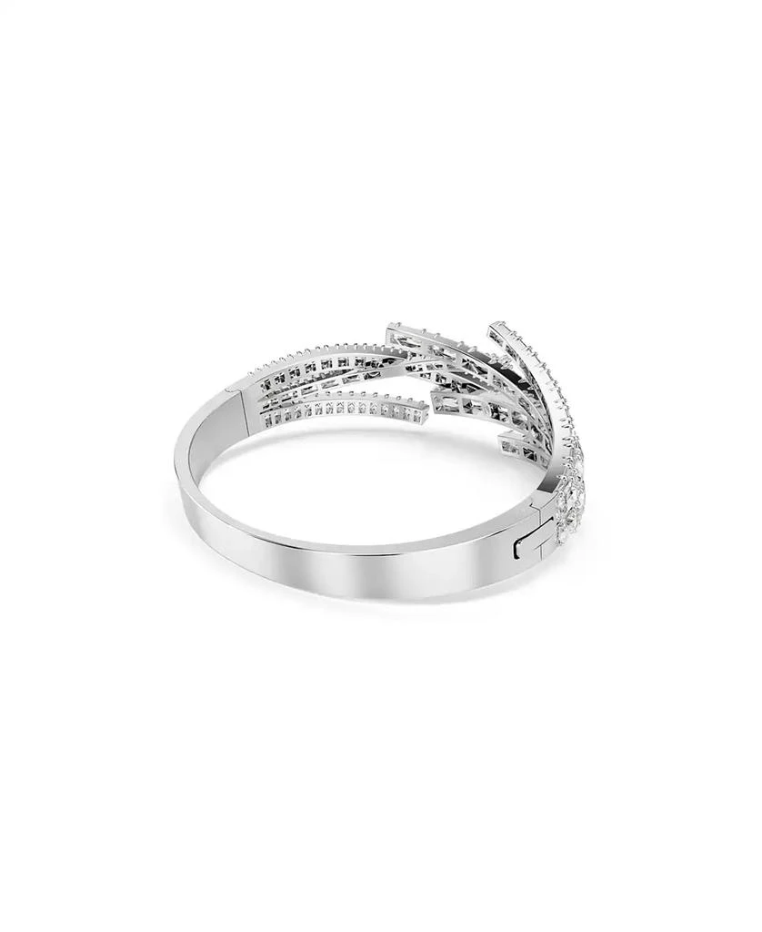 商品Swarovski|Swaroski Matrix  Rhodium Plated Bangle,价格¥3310,第3张图片详细描述