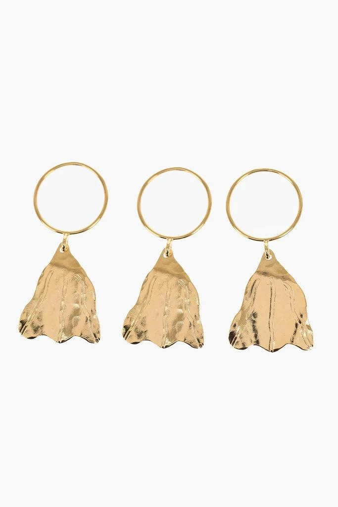 商品Jil Sander|Jil Sander Brass CULTURE 3-Set Rings,价格¥2187,第1张图片