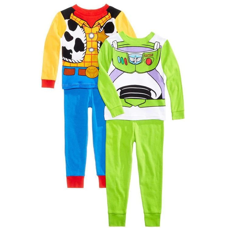 商品Toy Story|4-Pc. Cotton Pajama Set, Toddler Boys (2T-5T),价格¥240,第1张图片