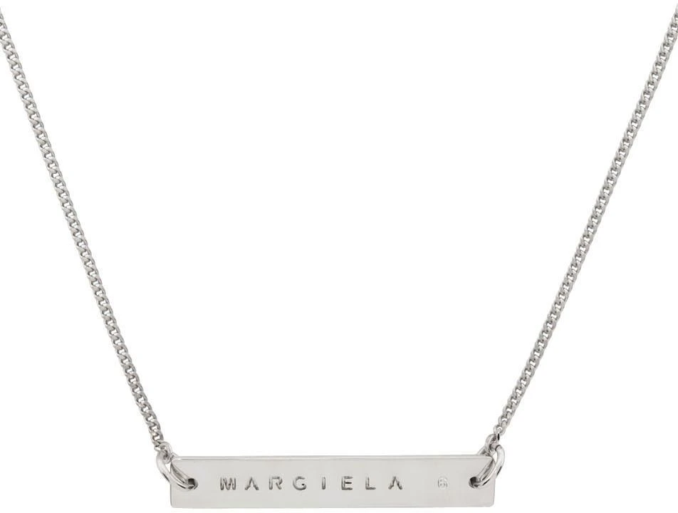 商品MAISON MARGIELA|Silver Logo Necklace,价格¥707,第2张图片详细描述