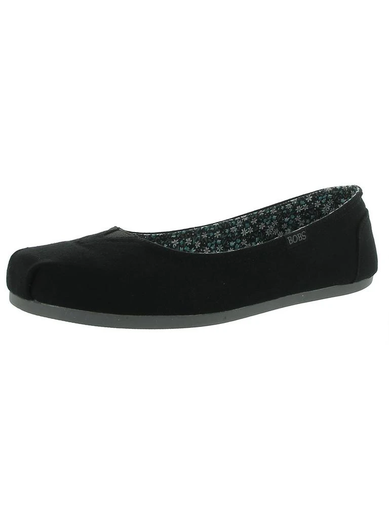 商品SKECHERS|Plush Turning Point Womens Canvas Slip On Flats,价格¥170,第1张图片详细描述