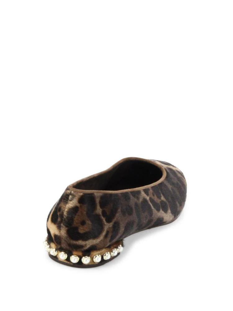 商品Stuart Weitzman|Chicpearl Leopard Print Calf Hair Ballet Flats,价格¥1425,第2张图片详细描述