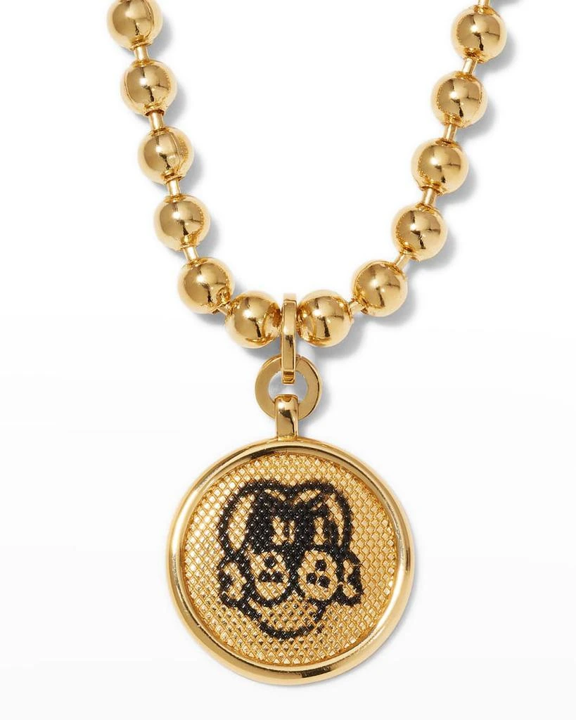 商品Givenchy|x Chito Men's Finesse Pup Dog Tag-Effect Pendant Necklace,价格¥4982,第5张图片详细描述