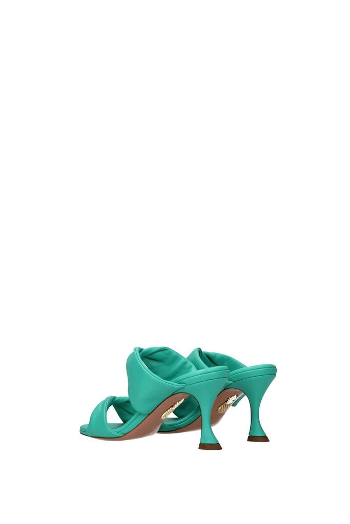商品Aquazzura|Sandals Leather Green Jade,价格¥2328,第4张图片详细描述