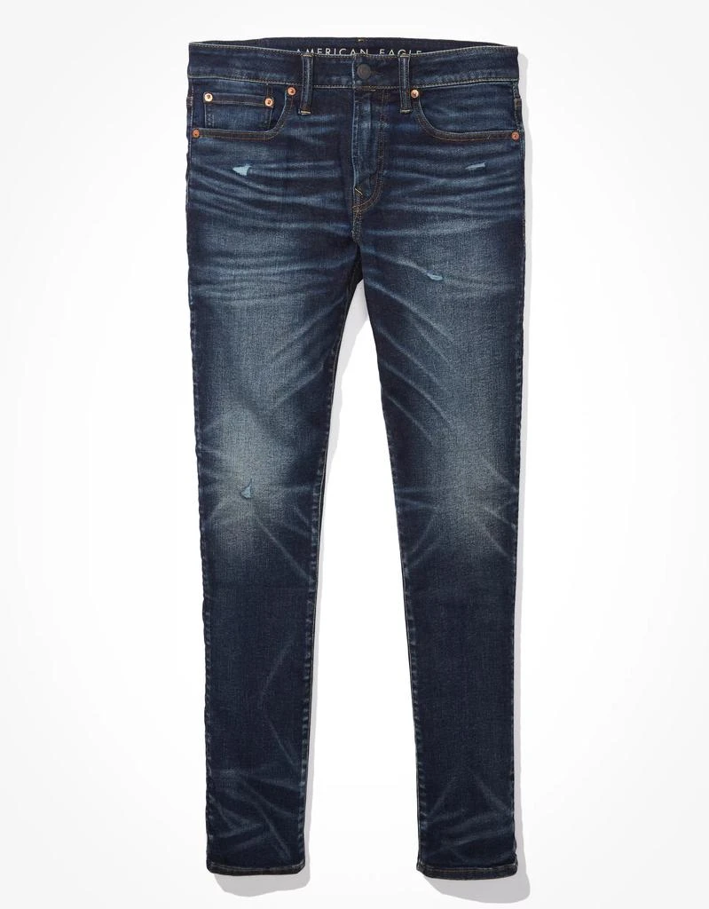 商品AE|AE AirFlex 360 Distressed Skinny Jean,价格¥305,第3张图片详细描述