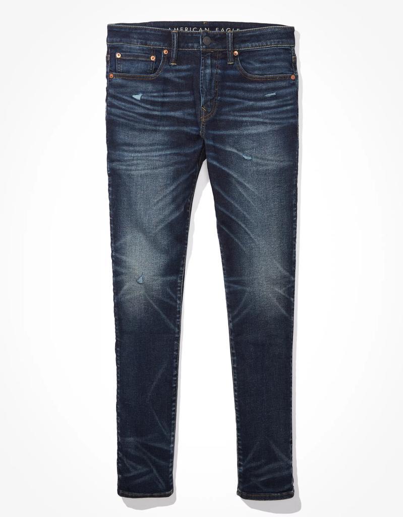 商品AE|AE AirFlex 360 Distressed Skinny Jean,价格¥319,第6张图片详细描述