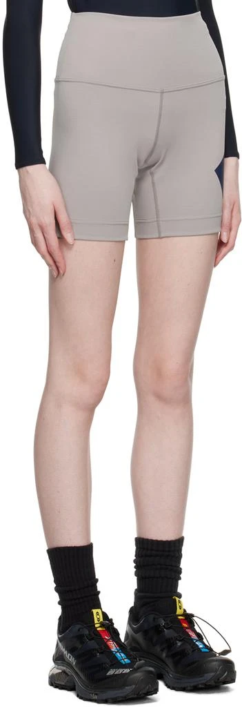 商品TEMPLA|Gray Bonded Shorts,价格¥501,第2张图片详细描述