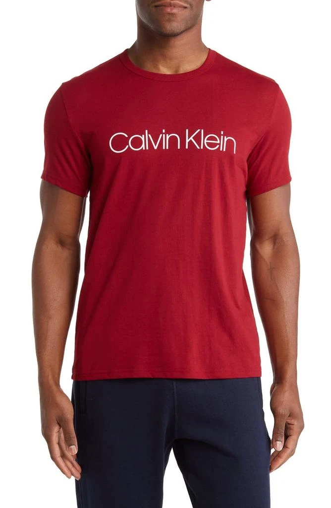 商品Calvin Klein|Logo Crew Neck Lounge T-Shirt,价格¥86,第1张图片