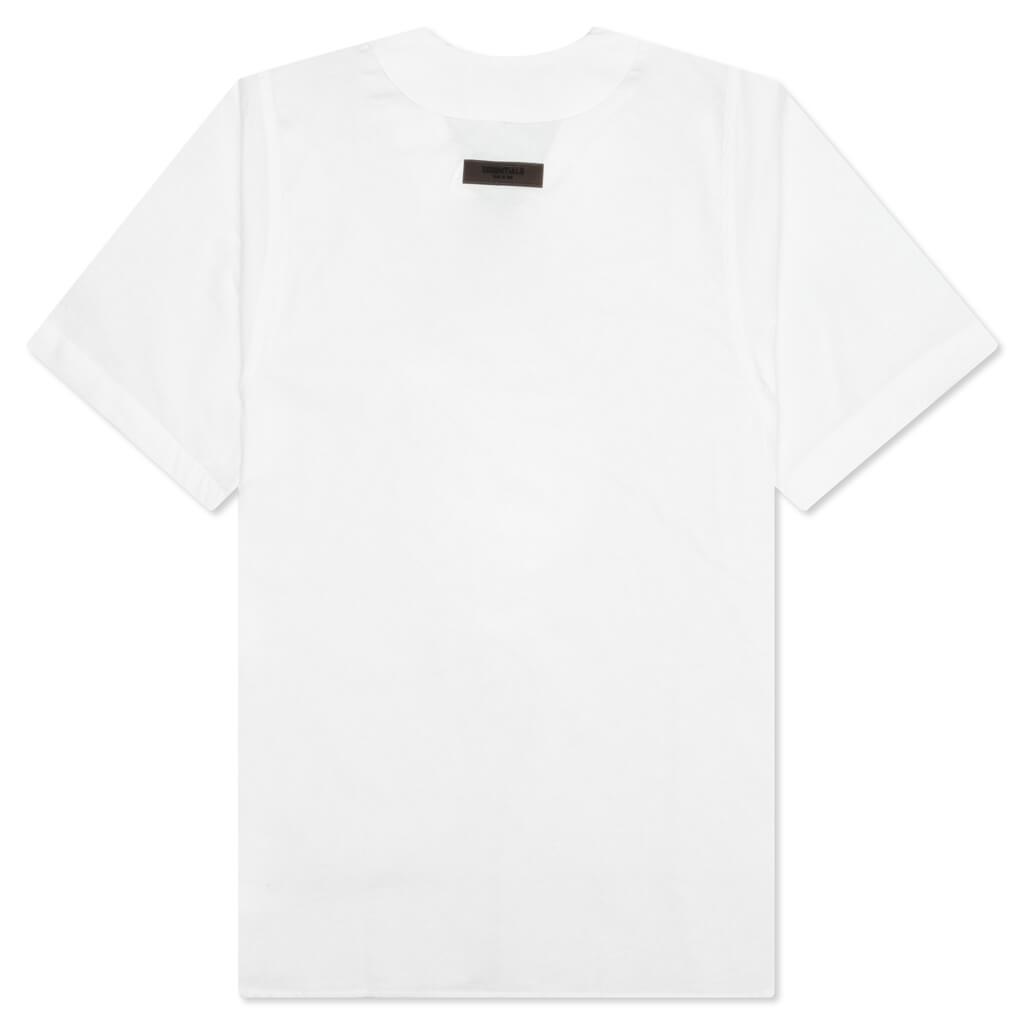 Fear of God Essentials Women's Boy Scout Shirt - White商品第2张图片规格展示