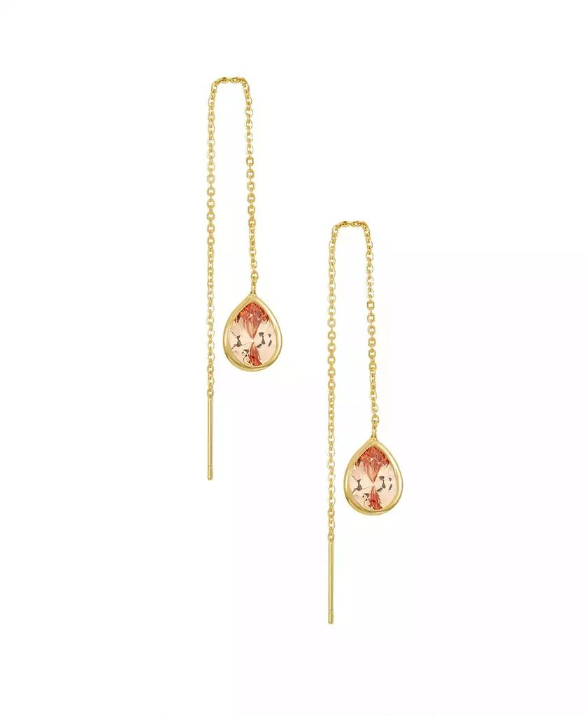 商品Ettika Jewelry|Barely There Chain Cubic Zirconia 18K Gold Plated Dangle Earrings,价格¥196,第1张图片