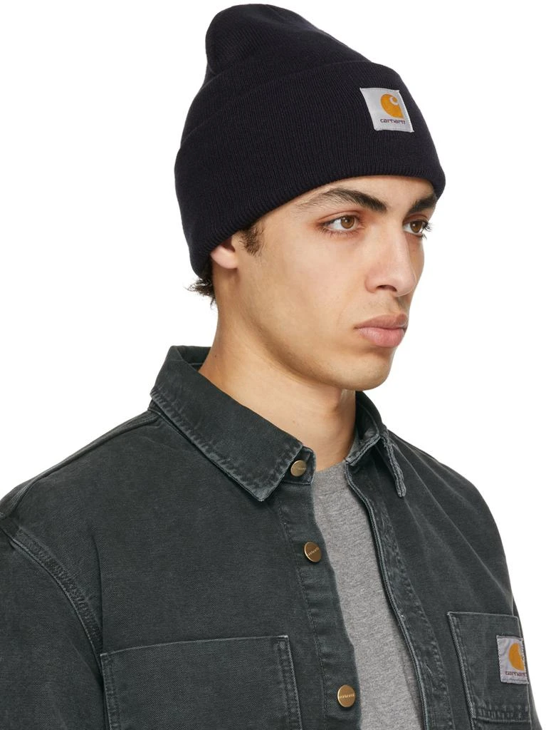 商品Carhartt WIP|Navy Watch Beanie,价格¥279,第2张图片详细描述