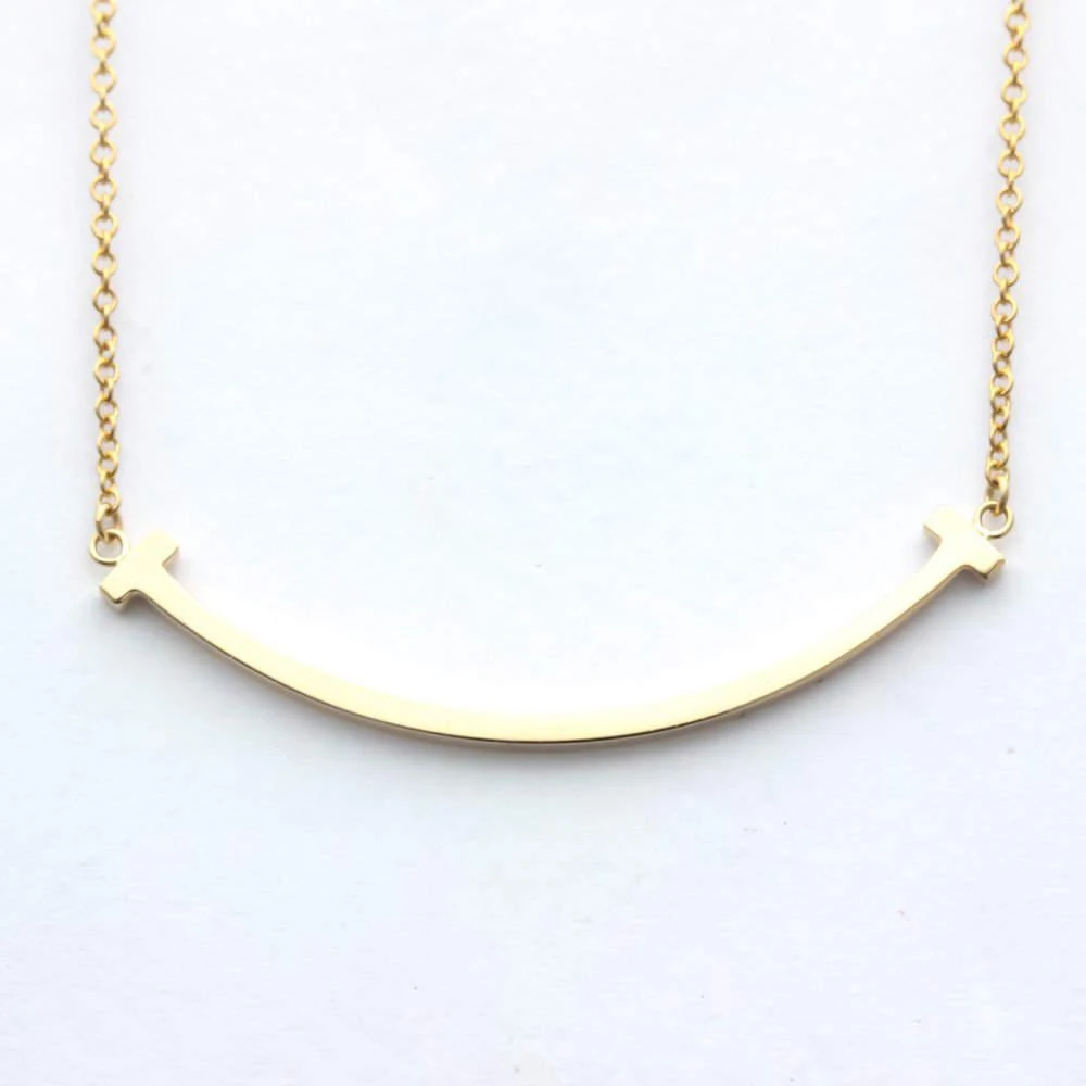 商品[二手商品] Tiffany & Co.|Tiffany & Co. Tiffany T Smile Small 18K Rose Gold Necklace,价格¥6806,第3张图片详细描述