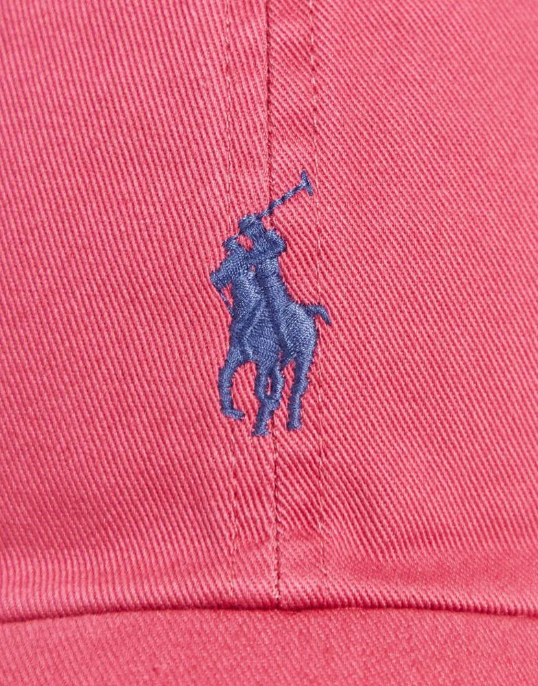 商品Ralph Lauren|Polo Ralph Lauren cap in light red wash with pony logo,价格¥410,第2张图片详细描述