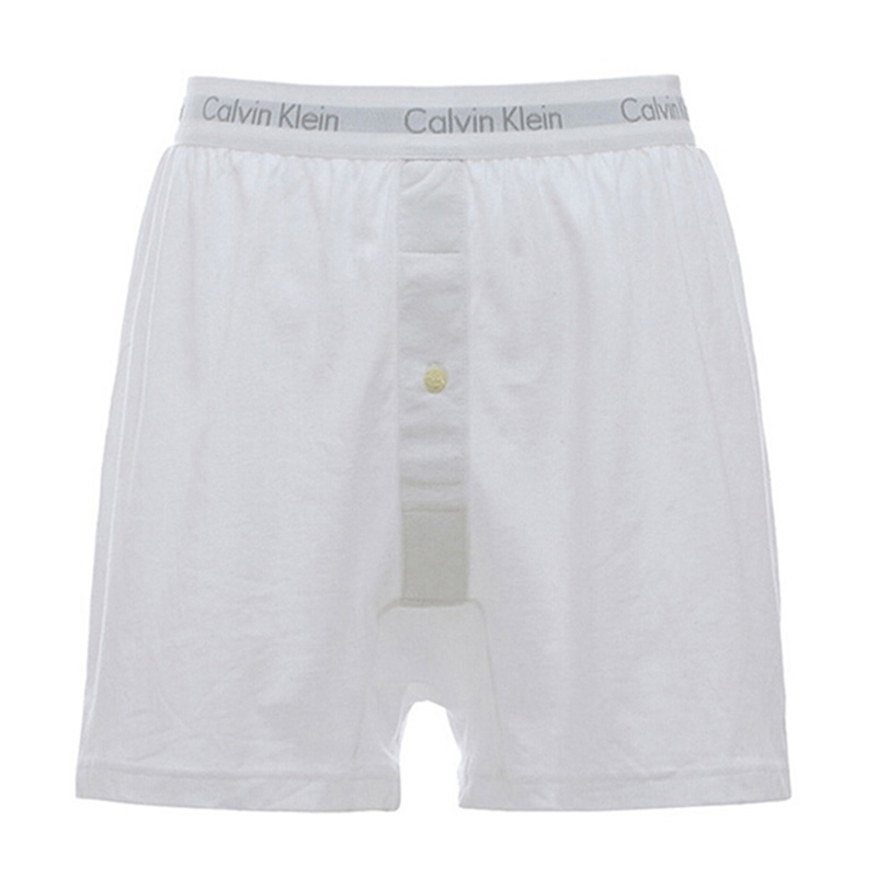 Calvin Klein 卡尔文 克莱恩 白色棉男士经典四角内裤一条装 NU3040-100商品第1张图片规格展示