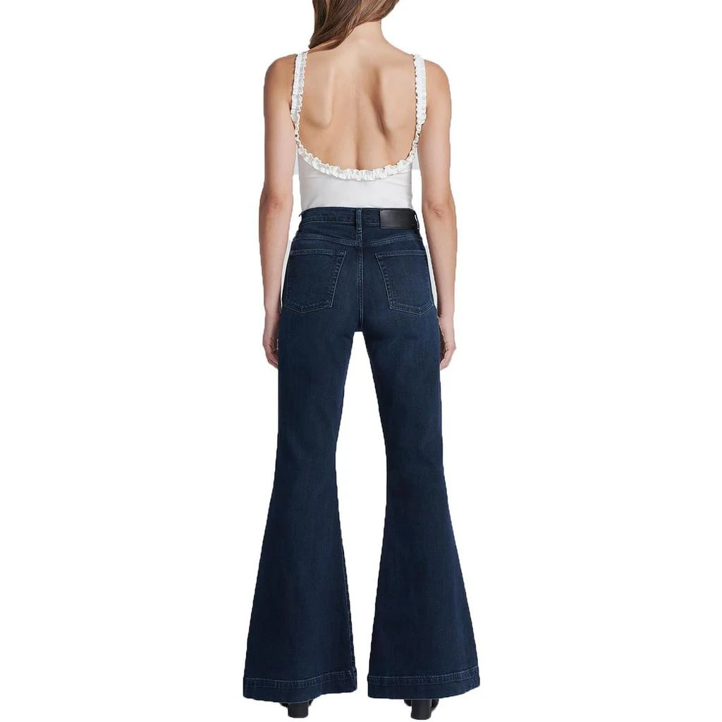 商品7 For All Mankind|7 For All Mankind Womens Megaflare Faded Denim Flared Jeans,价格¥99,第2张图片详细描述