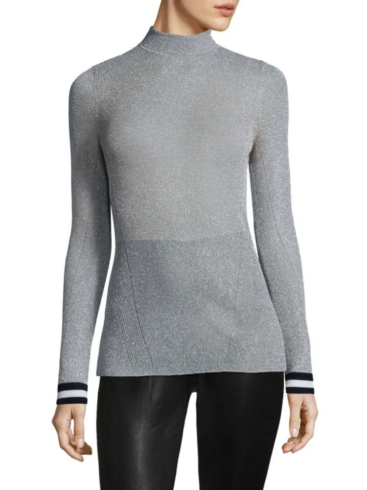 商品Rag & Bone|Priya Lurex Long-Sleeve Top,价格¥1050,第1张图片