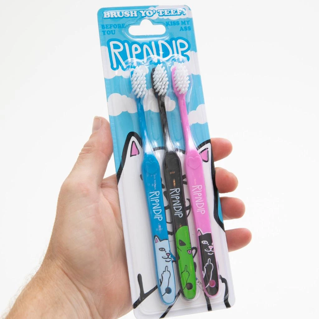 RIPNDIP Characters Toothbrush 3 Pack (Multi) 商品