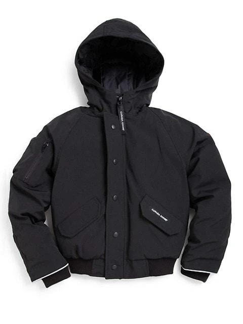 商品Canada Goose|Kid's Rundle Coyote Fur-Trim Down Bomber Jacket,价格¥4881,第4张图片详细描述