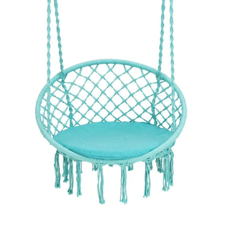 Cushioned Hammock Swing Chair with Hanging Kit-Beige 商品