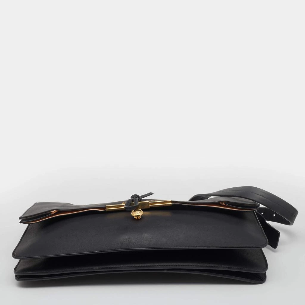 Celine Black Leather Clasp Flap Shoulder Bag 商品