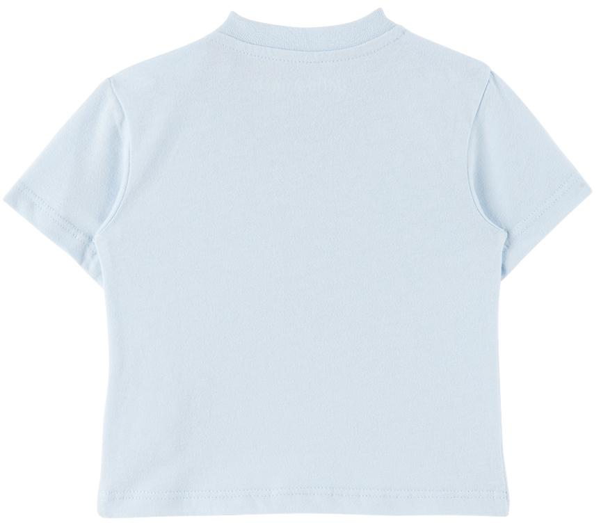 Baby Blue Cotton T-Shirt商品第2张图片规格展示
